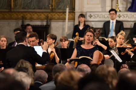 Jeffrey conducting St. Matthew Passion